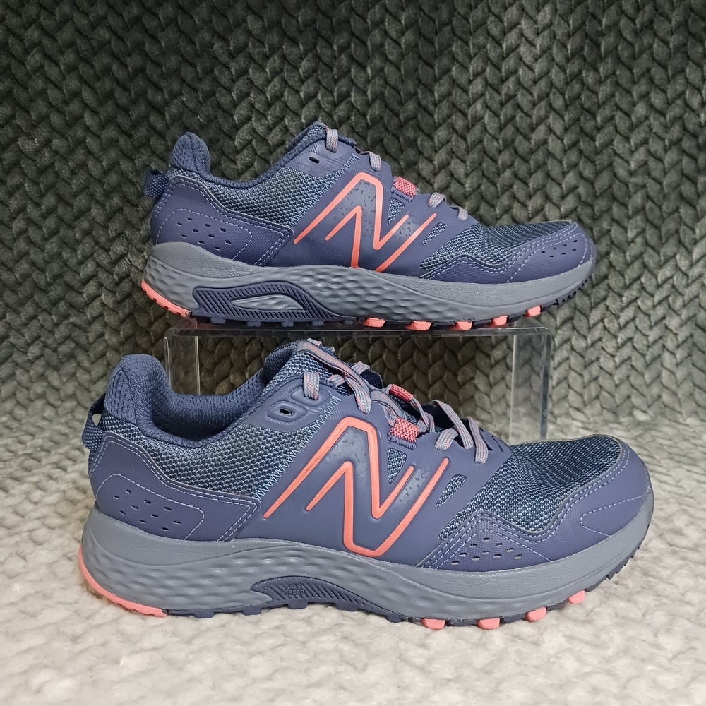 New Balance 410v8 Women's Trail Running Sneakers Shoes Blue Red Size 8 Men's 6.5